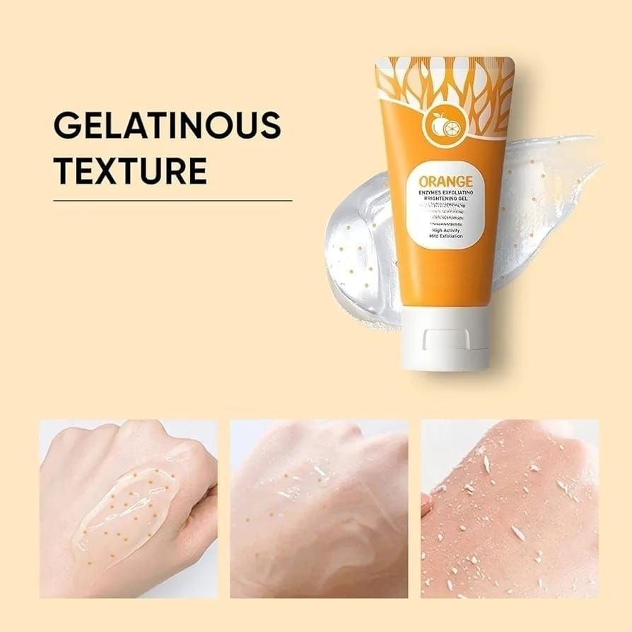 Orange Enzyme Exfoliating Gel for Brighter, Smoother & Radiant Skin – 120g