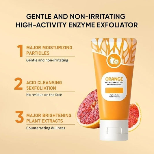 Orange Enzyme Exfoliating Gel for Brighter, Smoother & Radiant Skin – 120g